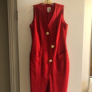 Classic red hot women’s dress
